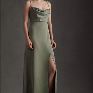 BHLDN Remy Dress in Moss